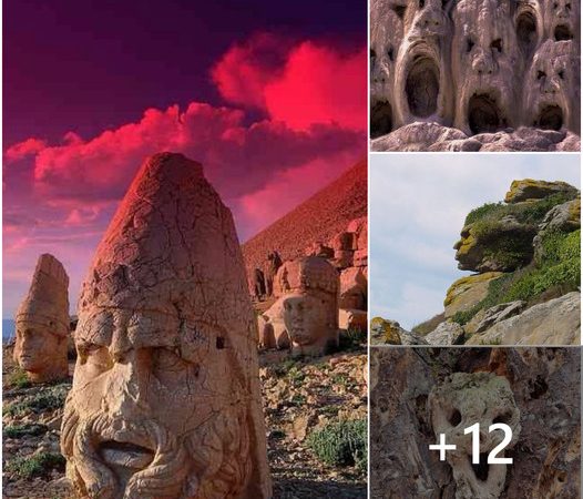 Visions in Stone: Unveiling the Extraordinary Rock Mountains Resembling Human Faces