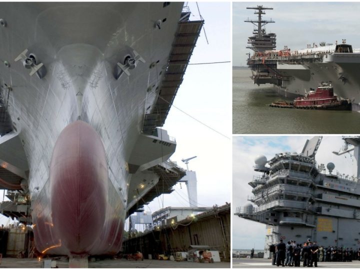 USS George H. Bush (CVN-77) Under Construction at Newport News Shipbuilding, September 2006