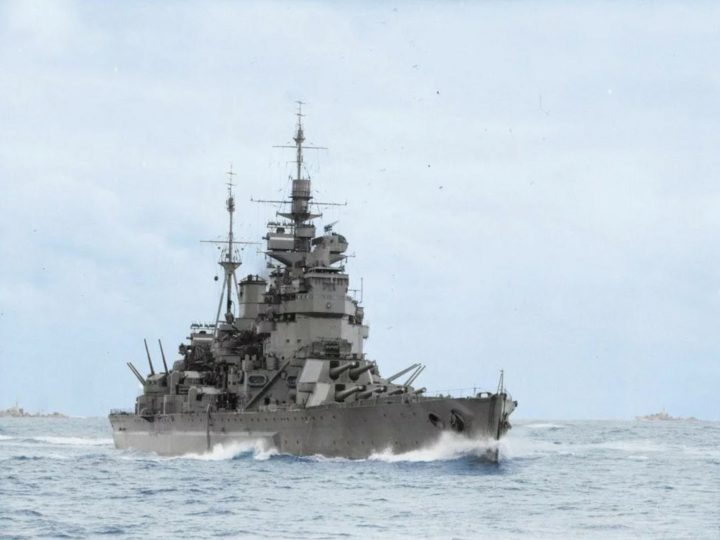 Battleship HMS Duke of York in the Mediterranean Sea (1939-1945)